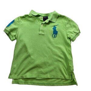 Ralph Lauren boys polo short sleeve lime green 5T